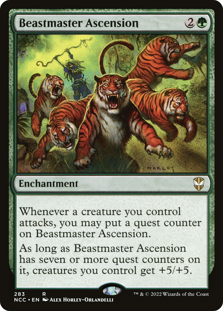 Beastmaster Ascension [Streets of New Capenna Commander] | Silver Goblin