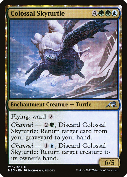 Colossal Skyturtle [Kamigawa: Neon Dynasty] Foil