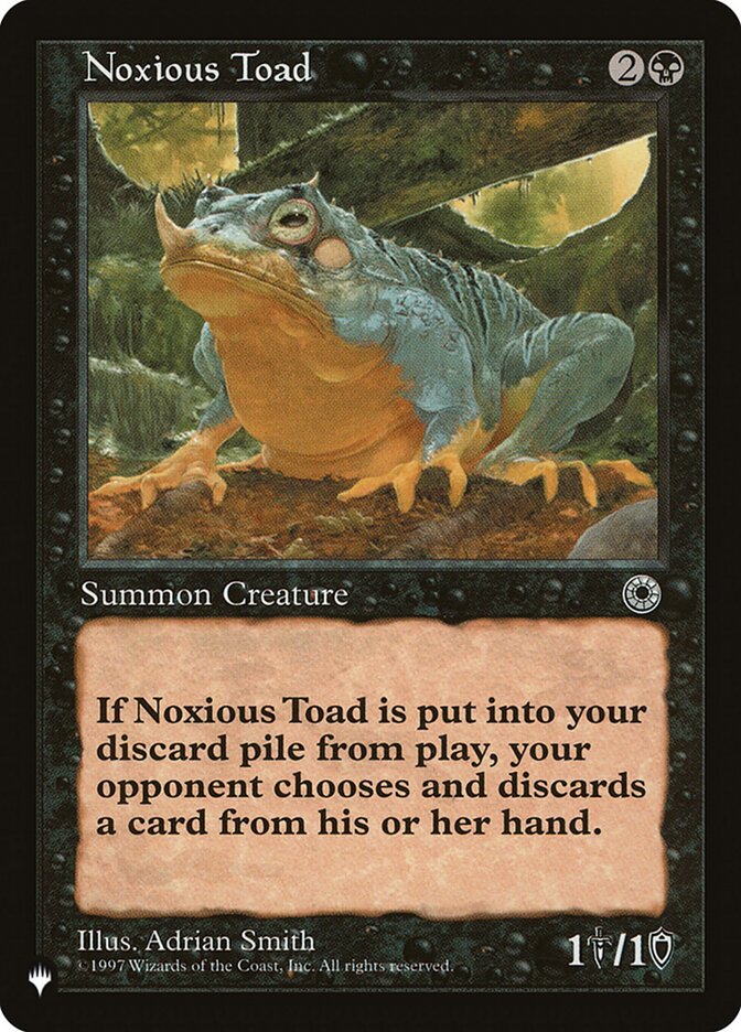 Noxious Toad [The List] | Silver Goblin