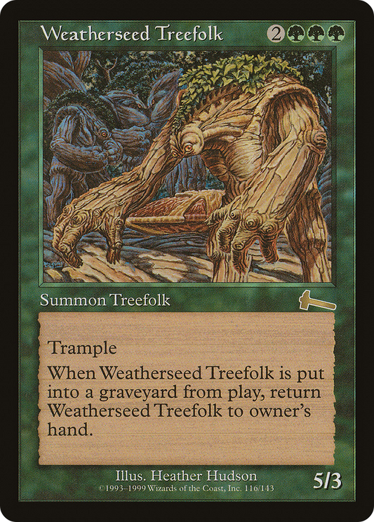 Weatherseed Treefolk [Urza's Legacy] Foil
