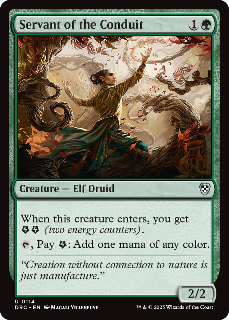 Servant of the Conduit (114) - Commander: Aetherdrift