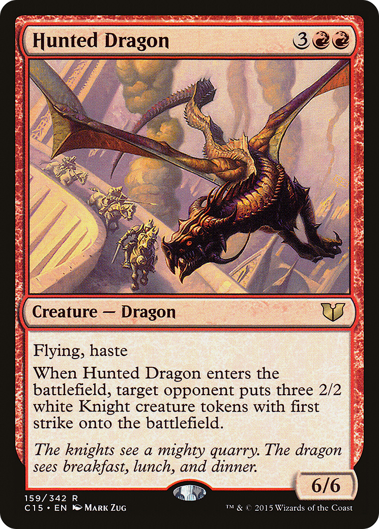 Hunted Dragon [Commander 2015] | Silver Goblin