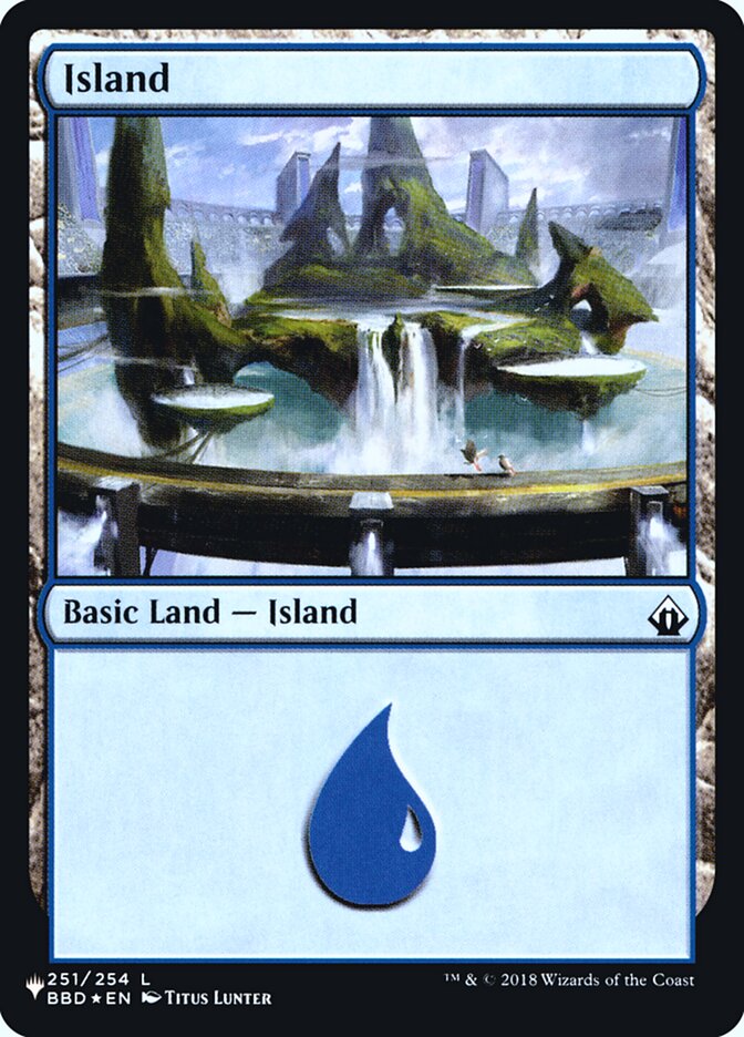 Island (Battlebound) [Secret Lair: Heads I Win, Tails You Lose] | Silver Goblin