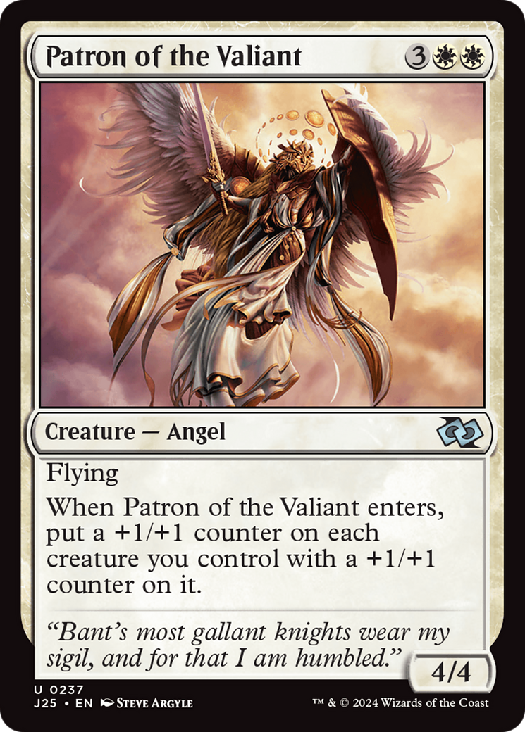 Patron of the Valiant [Foundations Jumpstart] | Silver Goblin