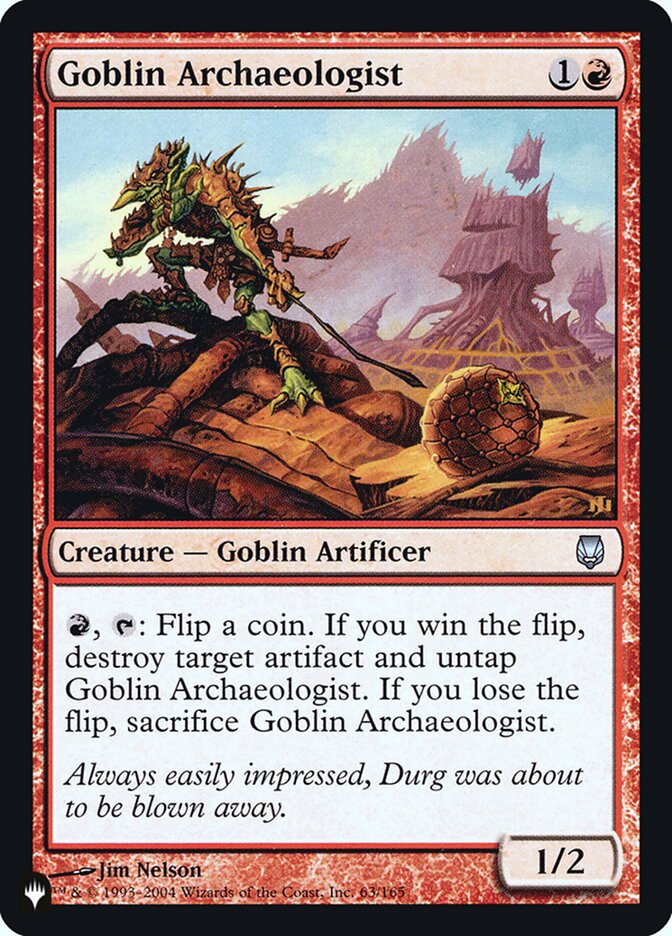 Goblin Archaeologist [Secret Lair: Heads I Win, Tails You Lose] | Silver Goblin