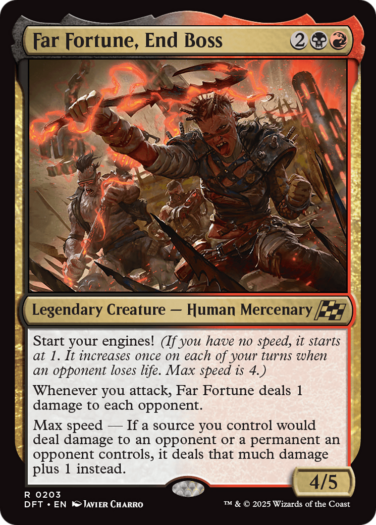 Far fortune, End Boss Foil (203) - Aetherdrift