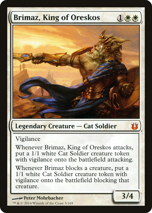 Brimaz, King of Oreskos [Born of the Gods] Foil