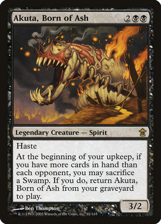 Akuta, Born of Ash [Saviors of Kamigawa] | Silver Goblin