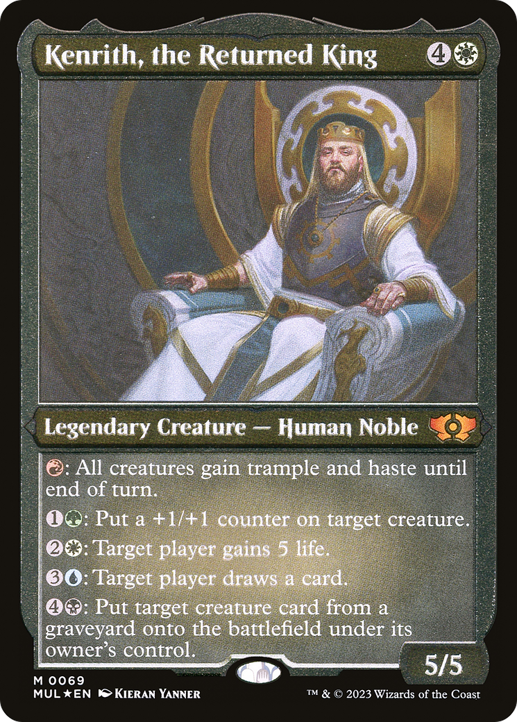 Kenrith, the Returned King (Foil Etched) [Multiverse Legends] | Silver Goblin