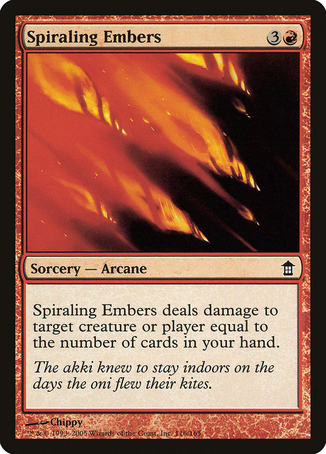 Spiraling Embers [Saviors of Kamigawa] | Silver Goblin