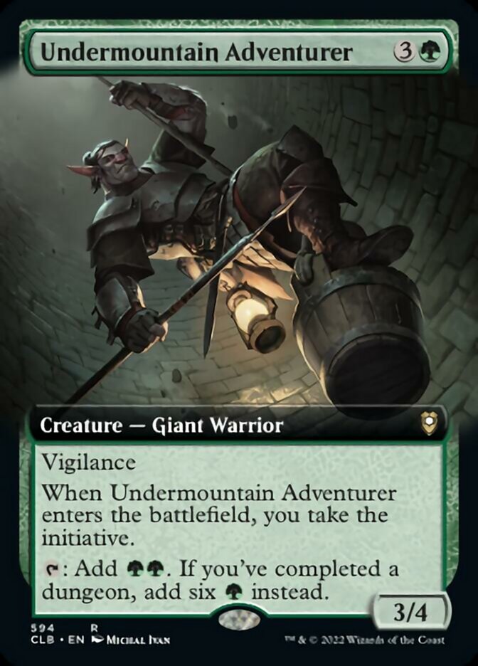 Undermountain Adventurer (Extended Art) [Commander Legends: Battle for Baldur's Gate] | Silver Goblin