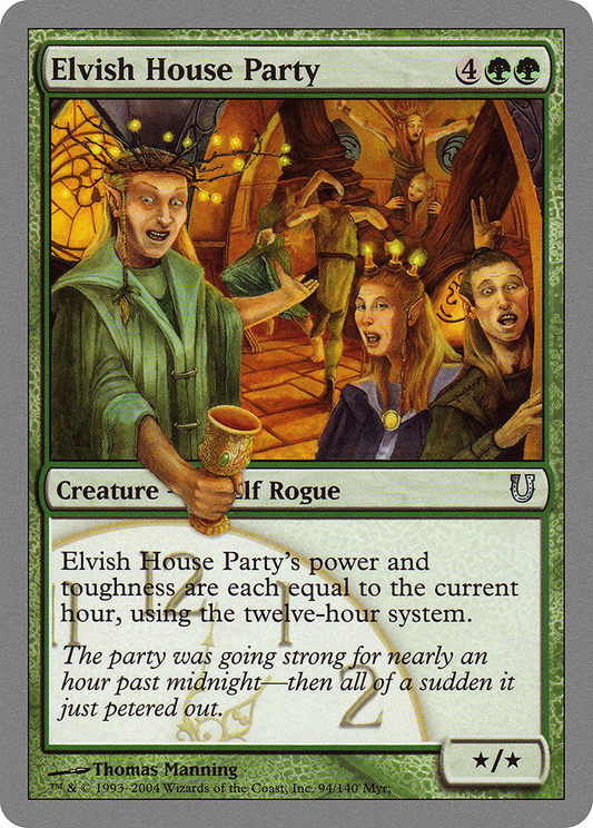Elvish House Party [Unhinged] Foil