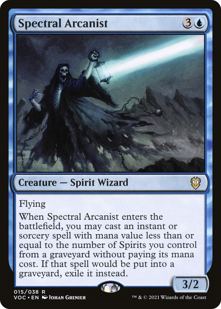 Spectral Arcanist [Innistrad: Crimson Vow Commander] | Silver Goblin