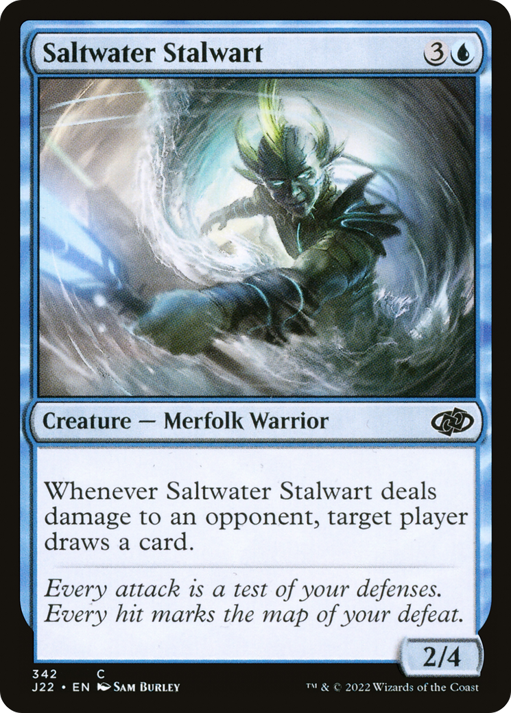 Saltwater Stalwart [Jumpstart 2022] | Silver Goblin