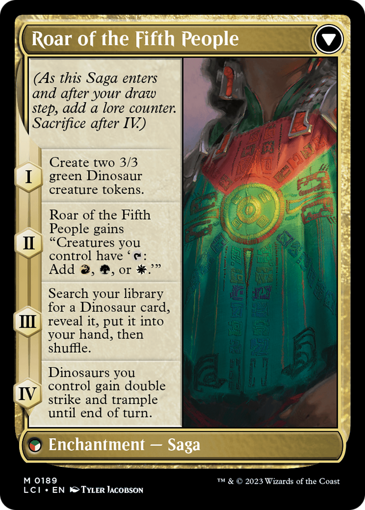 Huatli, Poet of Unity // Roar of the Fifth People [The Lost Caverns of Ixalan Prerelease Cards] | Silver Goblin