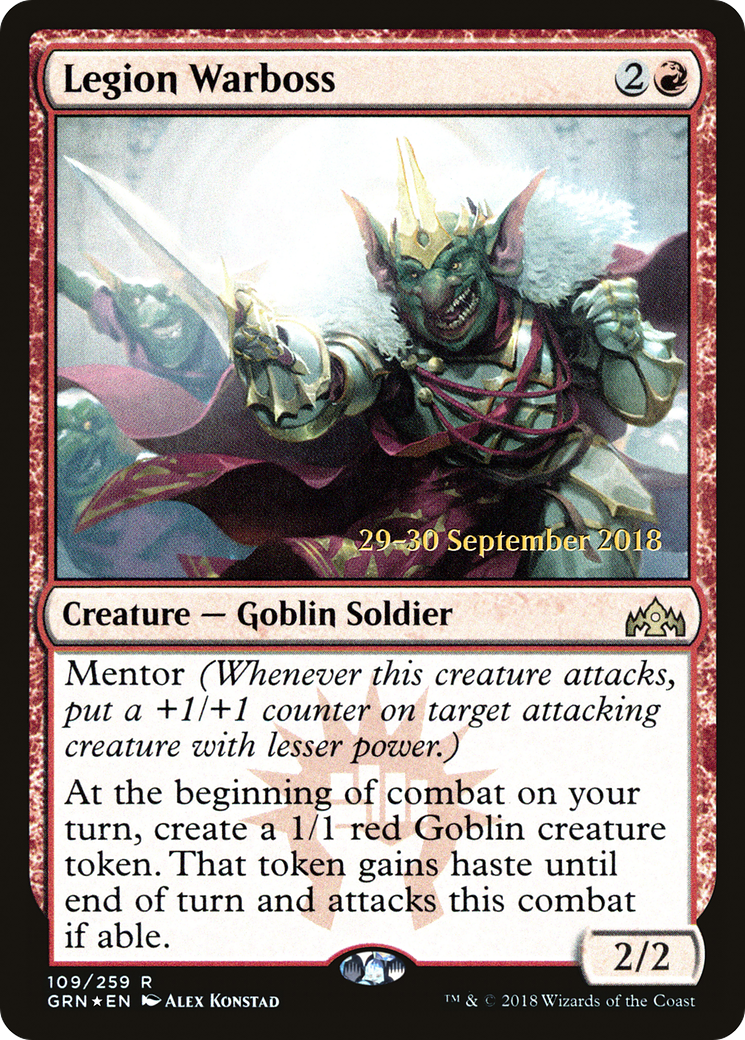 Legion Warboss [Guilds of Ravnica Prerelease Promos] | Silver Goblin