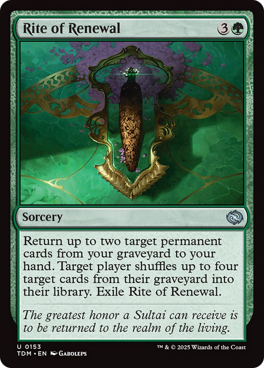 Rite of Renewal (153) Foil - Tarkir: Dragonstorm