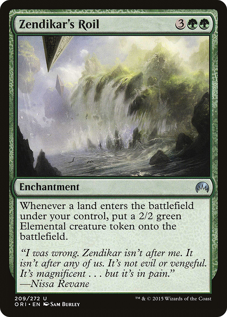 Zendikar's Roil [Magic Origins] Foil
