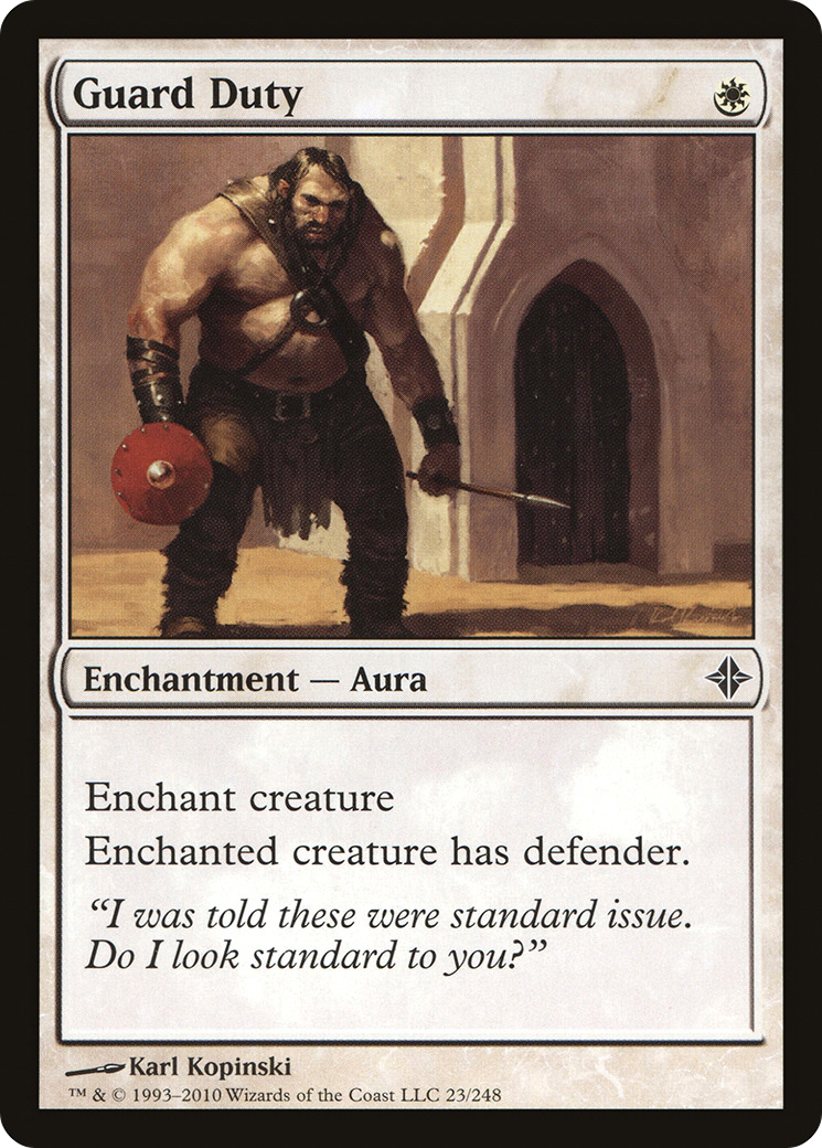 Guard Duty [Rise of the Eldrazi] Foil