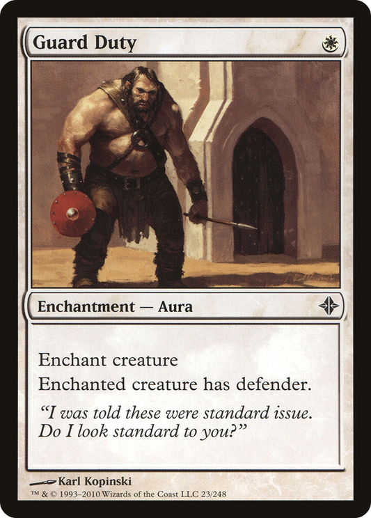 Guard Duty [Rise of the Eldrazi] Foil