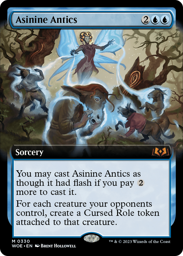 Asinine Antics (Extended Art) [Wilds of Eldraine] | Silver Goblin