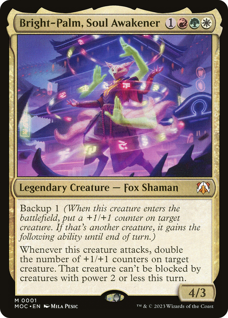 Bright-Palm, Soul Awakener [March of the Machine Commander] | Silver Goblin