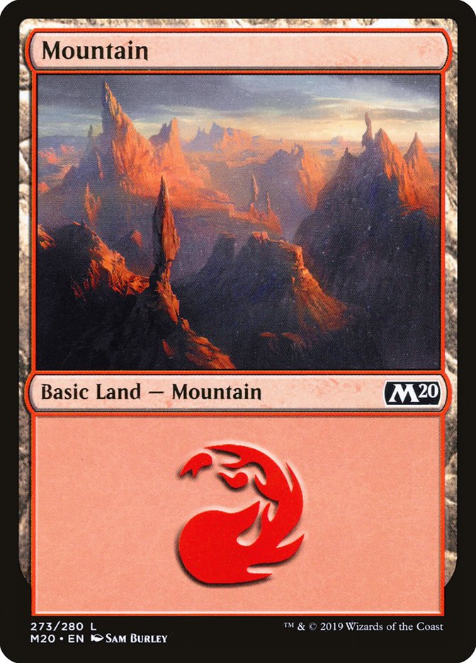 Mountain (273) [Core Set 2020] | Silver Goblin