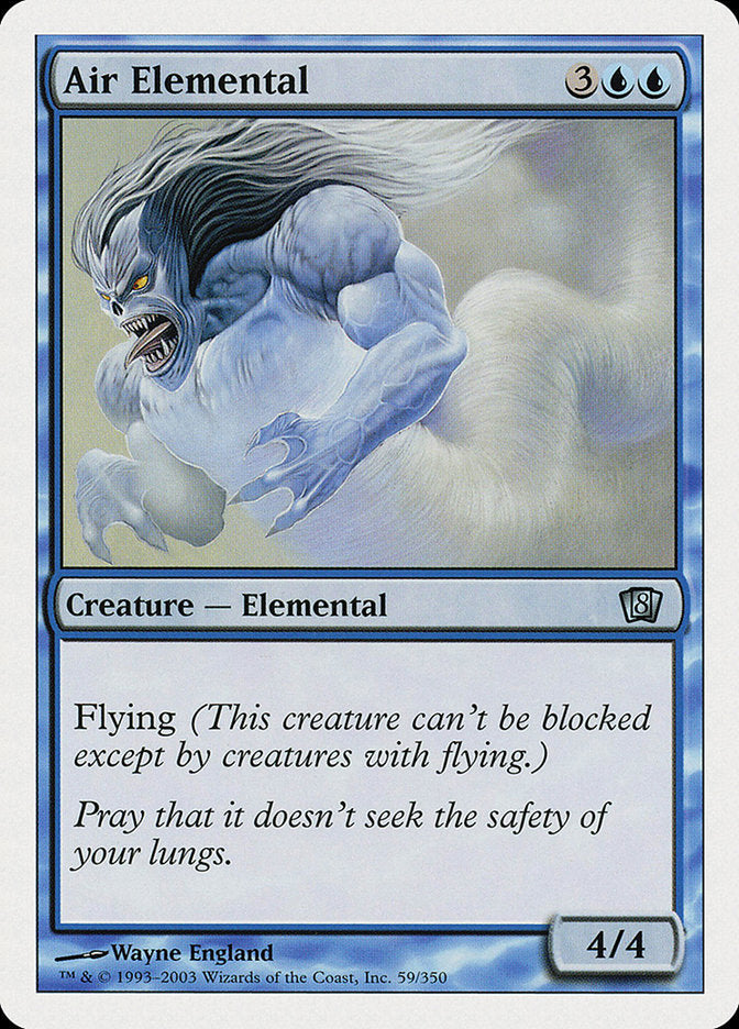 Air Elemental [Eighth Edition] Foil