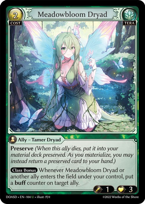 Meadowbloom Dryad (104) [Dawn of Ashes: Starter Decks] | Silver Goblin