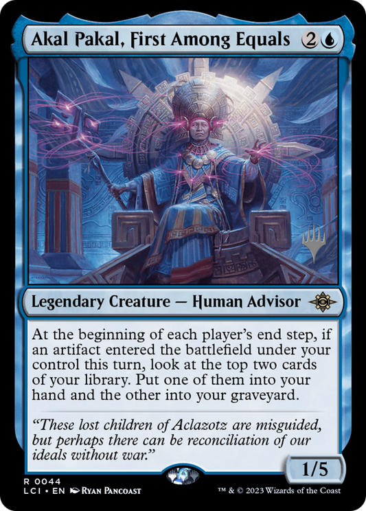 Akal Pakal, First Among Equals (Promo Pack) [The Lost Caverns of Ixalan Promos] Foil