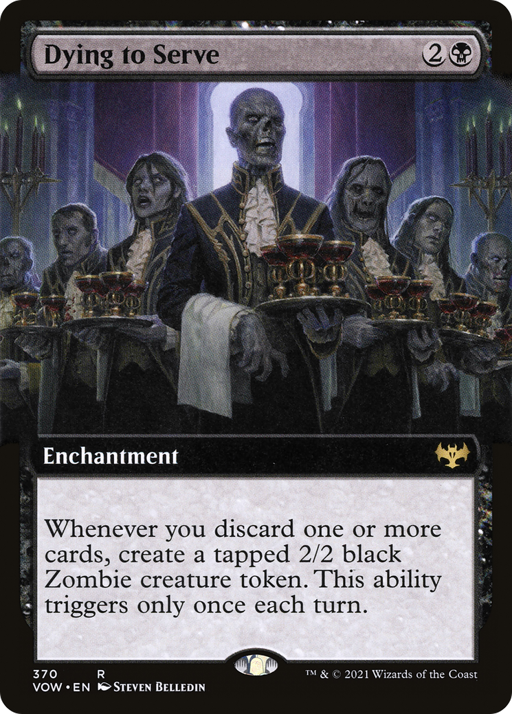 Dying to Serve (Extended Art) [Innistrad: Crimson Vow] | Silver Goblin