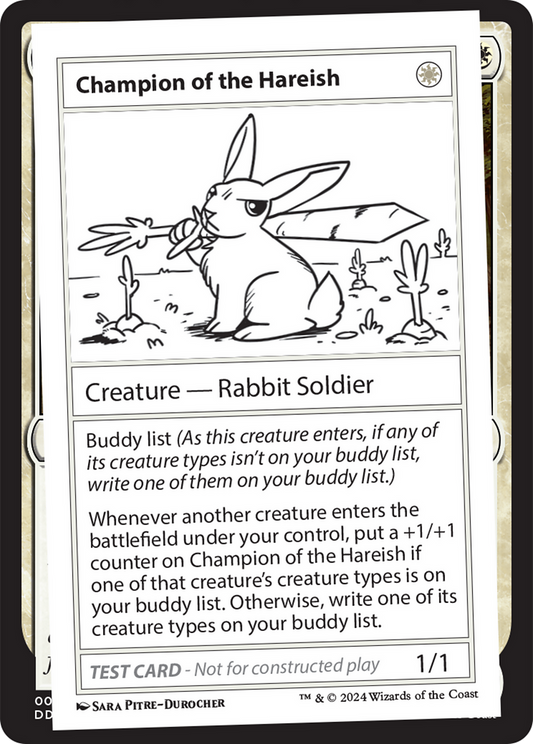 Champion of the Hareish (275)
