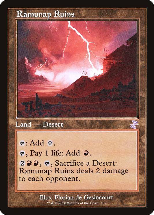 Ramunap Ruins (Timeshifted) [Time Spiral Remastered] Foil