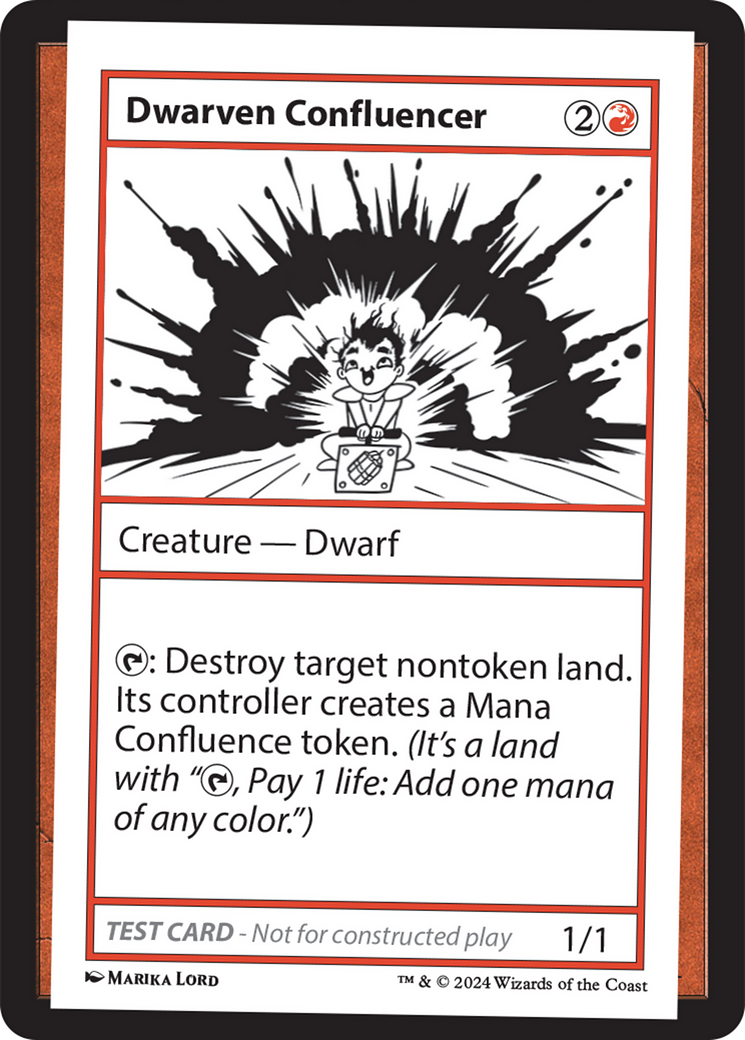 Dwarven Confluencer [Mystery Booster 2 Playtest Cards] | Silver Goblin