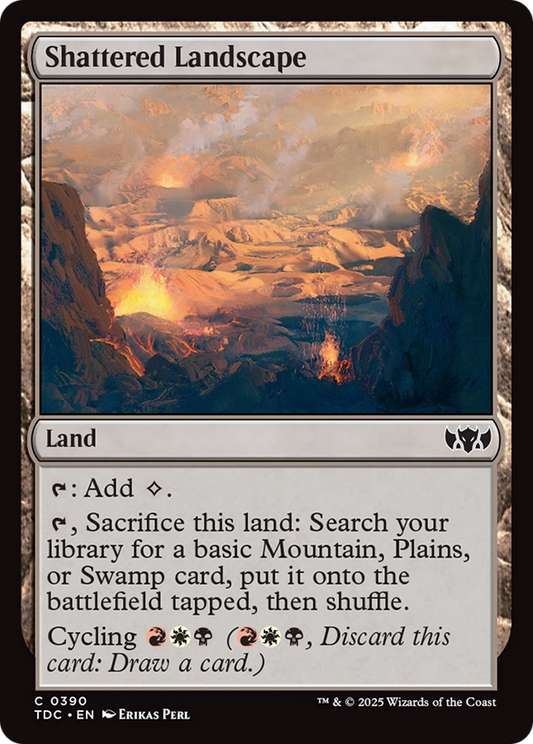 Shattered Landscape (390) - Commander: Tarkir: Dragonstorm