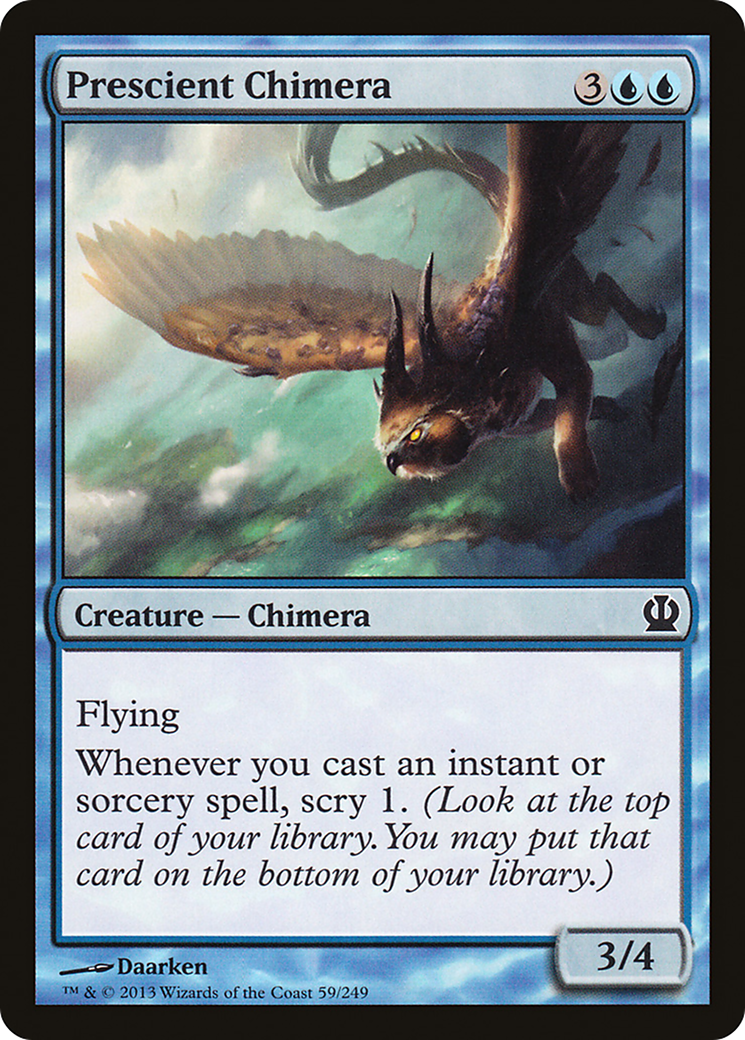 Prescient Chimera [Theros] | Silver Goblin