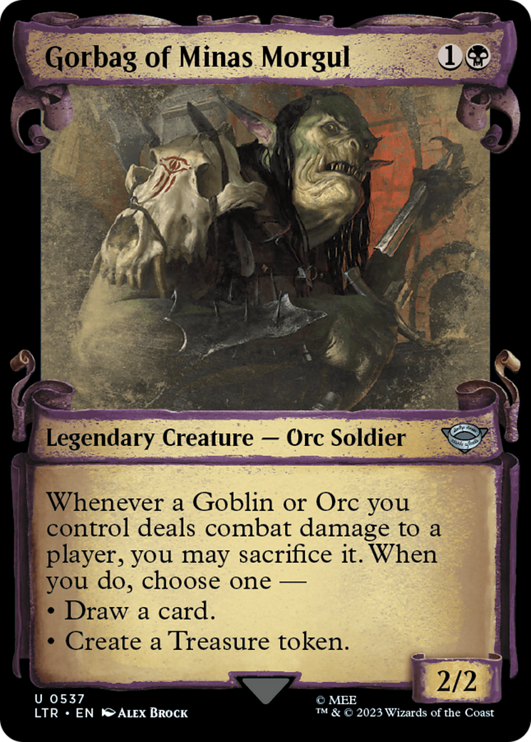 Gorbag of Minas Morgul [The Lord of the Rings: Tales of Middle-Earth Showcase Scrolls] | Silver Goblin