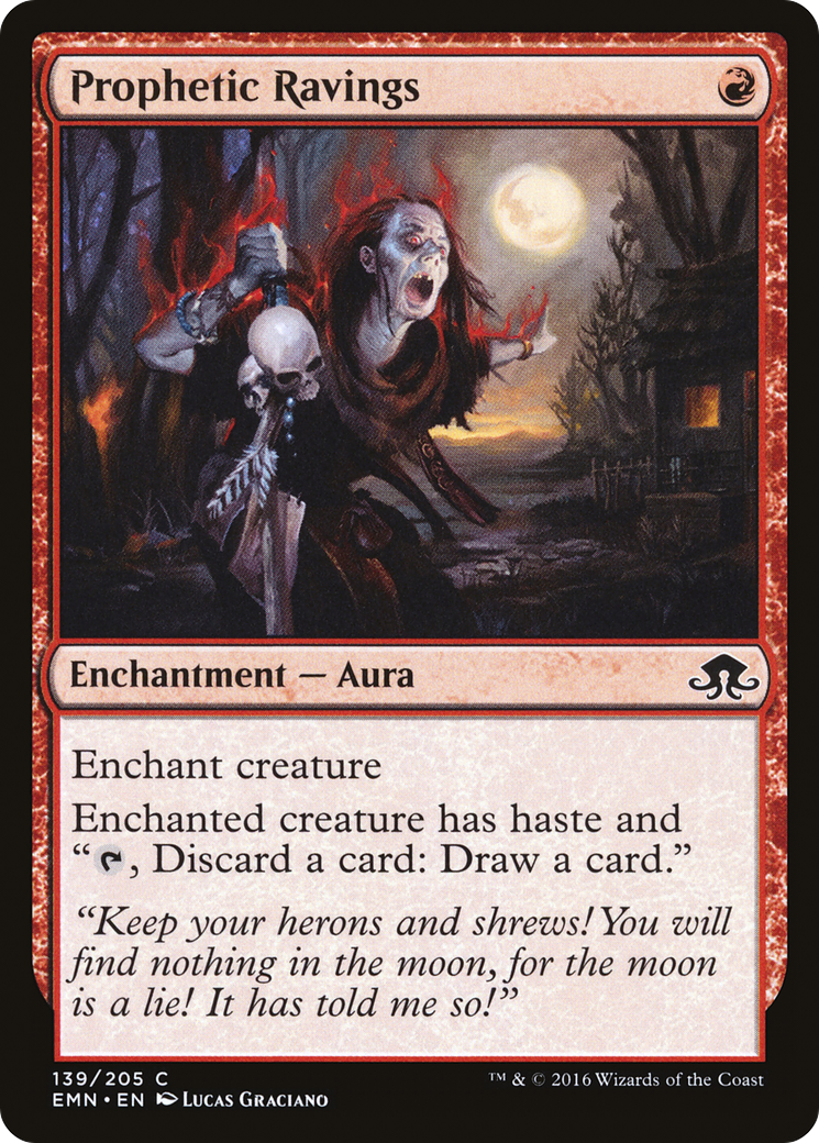 Prophetic Ravings [Eldritch Moon] Foil
