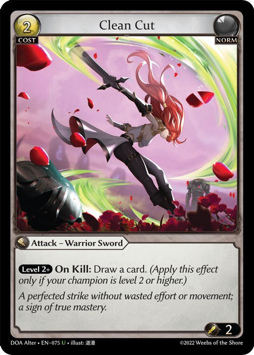 Clean Cut (075) [Dawn of Ashes: Alter Edition] Foil