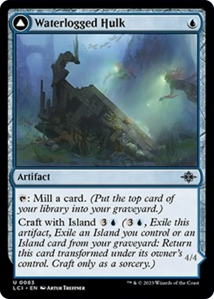 Waterlogged Hulk // Watertight Gondola [The Lost Caverns of Ixalan] | Silver Goblin