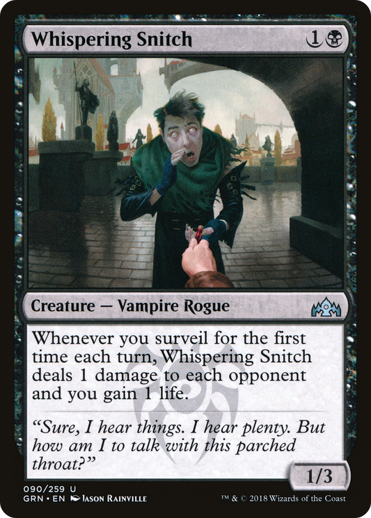 Whispering Snitch [Guilds of Ravnica] Foil