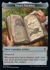 Treasure // Volo's Journal Double-Sided Token [Commander Legends: Battle for Baldur's Gate Tokens] | Silver Goblin