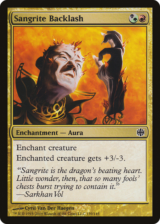Sangrite Backlash [Alara Reborn] Foil