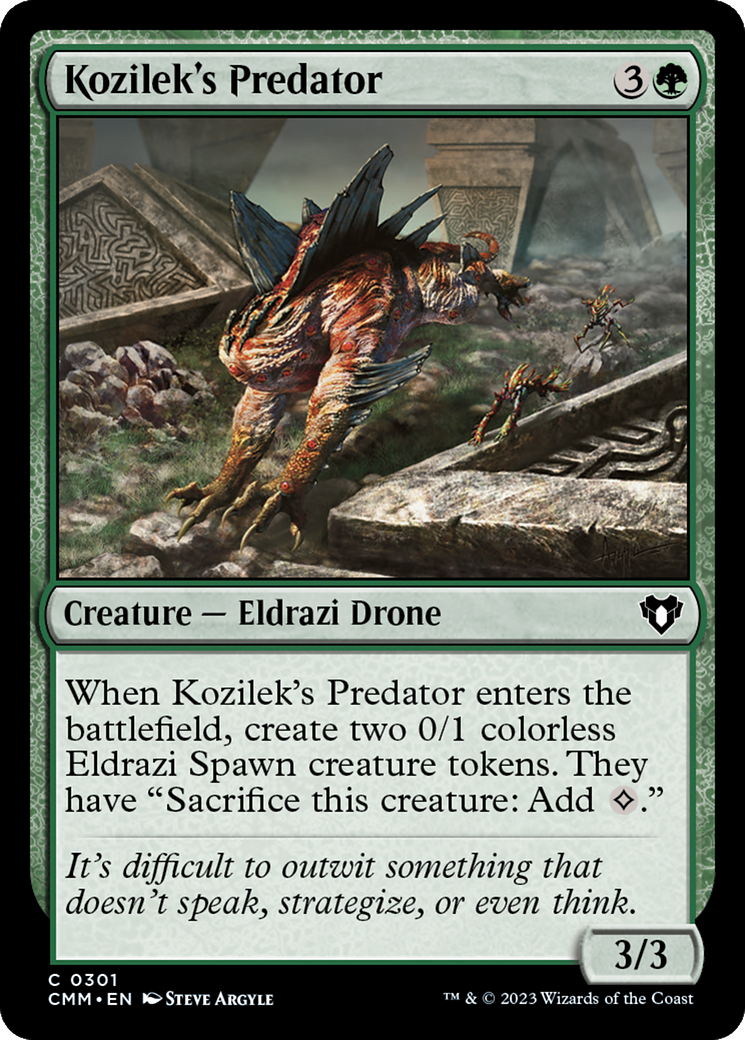 Kozilek's Predator [Commander Masters] | Silver Goblin