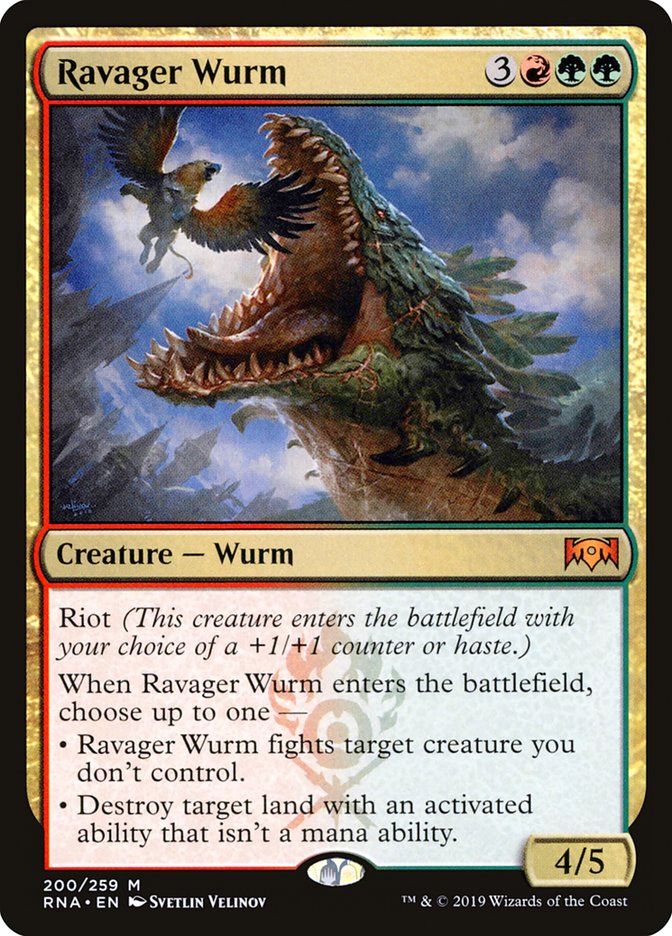 Ravager Wurm [Ravnica Allegiance] | Silver Goblin