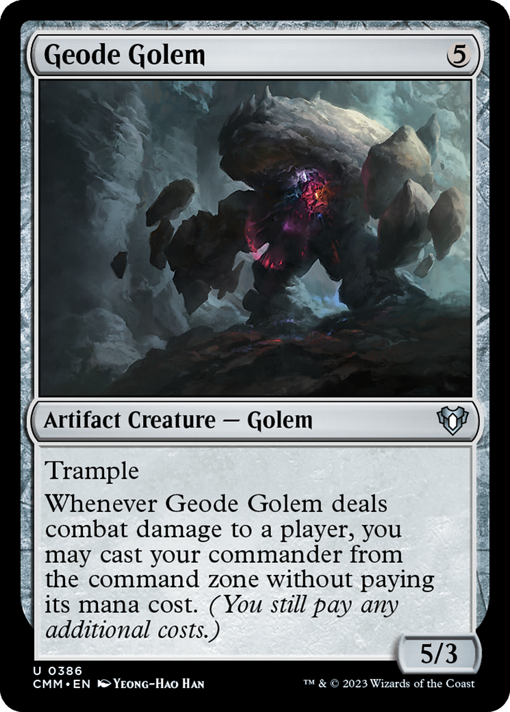 Geode Golem [Commander Masters] | Silver Goblin