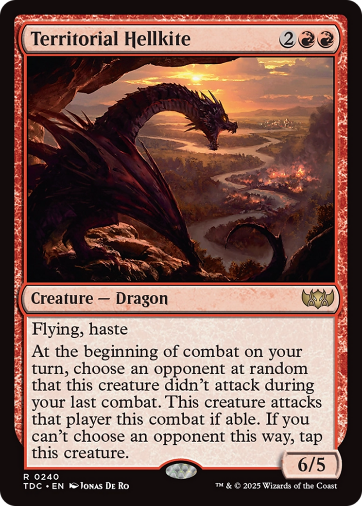 Territorial Hellkite (240) - Commander: Tarkir: Dragonstorm