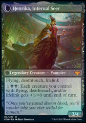 Henrika Domnathi // Henrika, Infernal Seer [Innistrad: Crimson Vow Prerelease Promos] | Silver Goblin