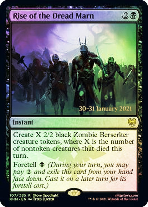 Rise of the Dread Marn [Kaldheim Prerelease Promos] | Silver Goblin