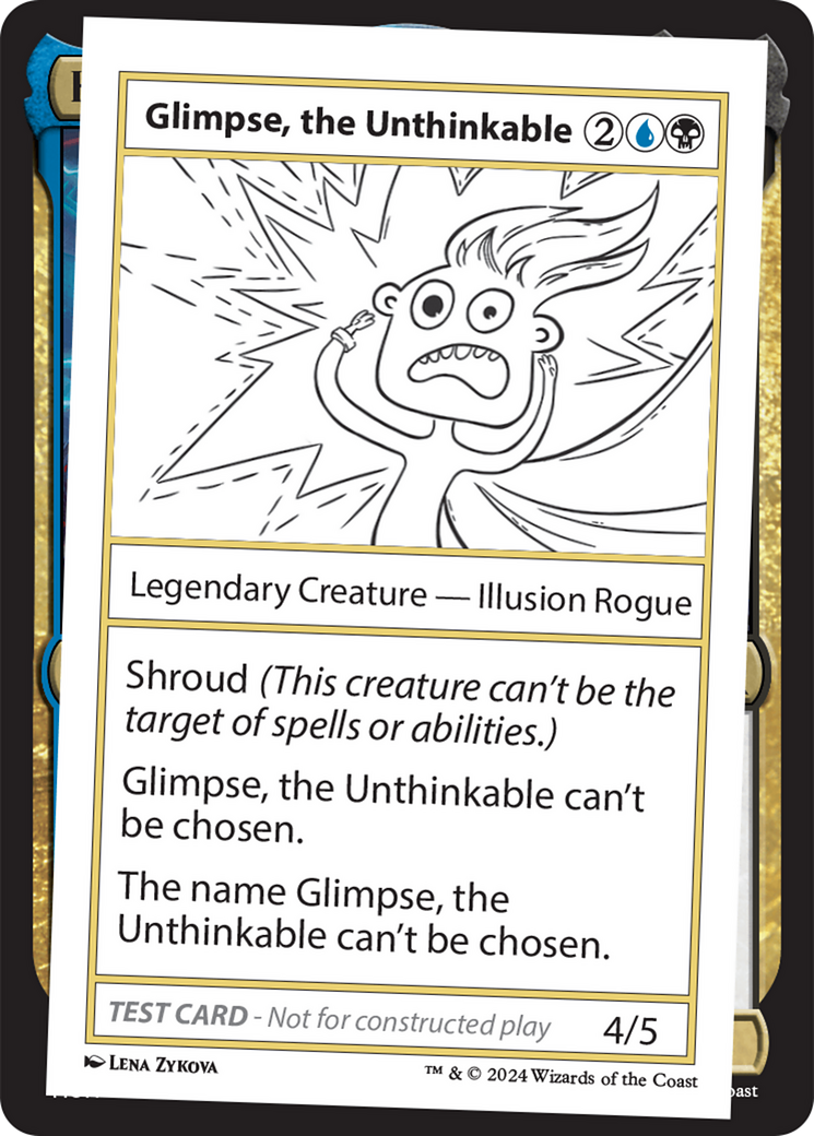 Glimpse, the Unthinkable [Mystery Booster 2 Playtest Cards] | Silver Goblin